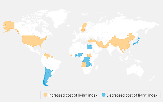 COL highlights map June 2024 